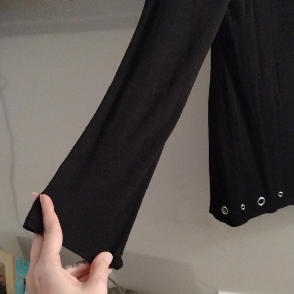 Belldini long, black, lightweight cowl neck sweater - Picture 6 of 6